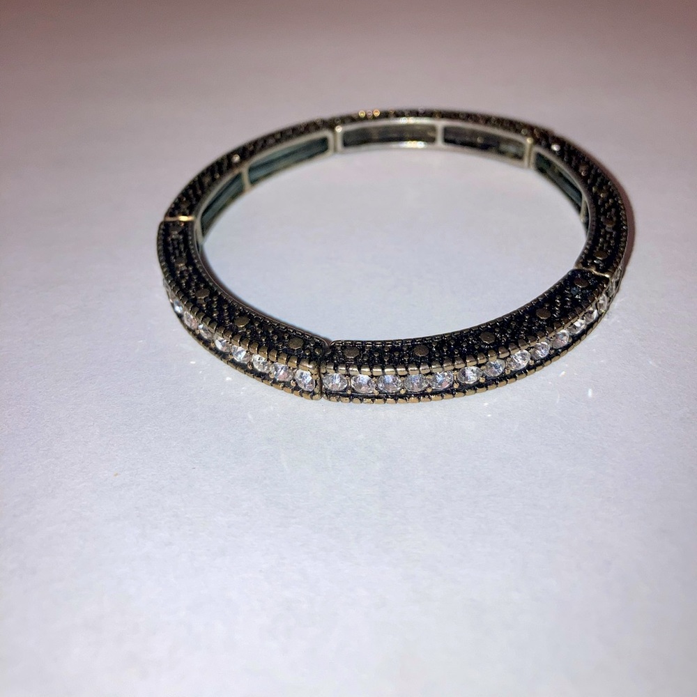 Cubic Zirconia Bangle Bracelet